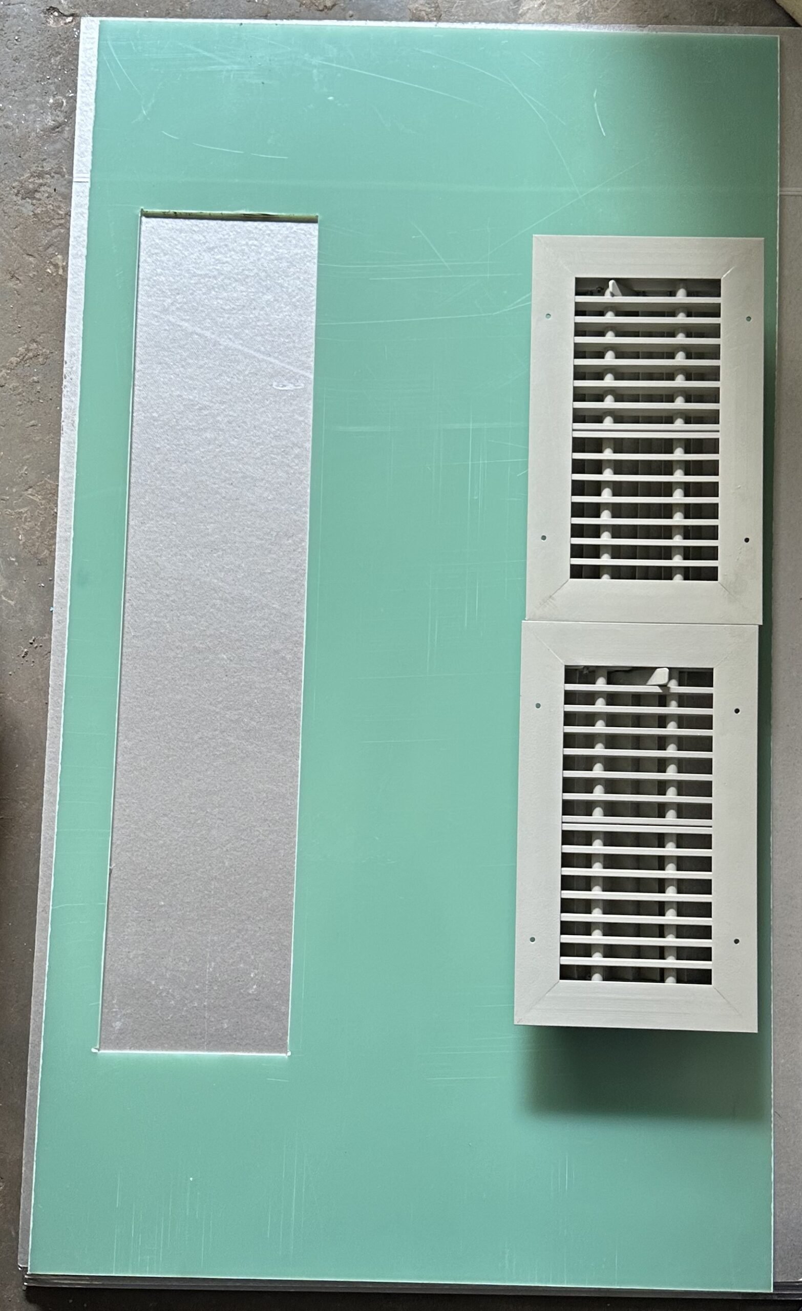 FRP SHEET WITH SUPPLY AIR GRILL
