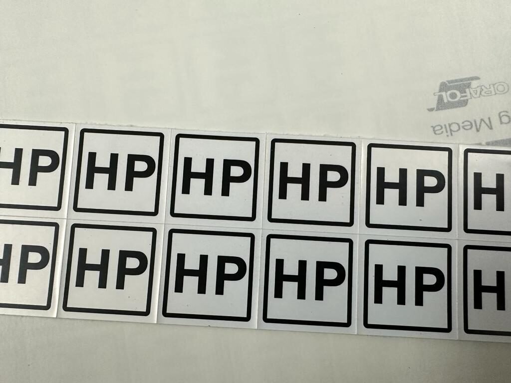 HP STICKER